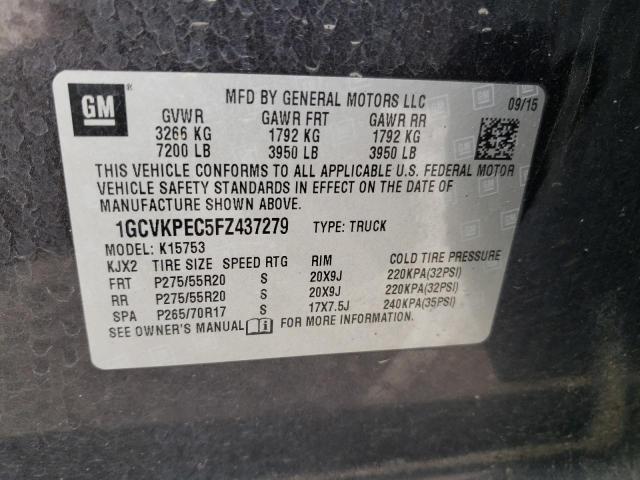 Photo 11 VIN: 1GCVKPEC5FZ437279 - CHEVROLET SILVERADO 