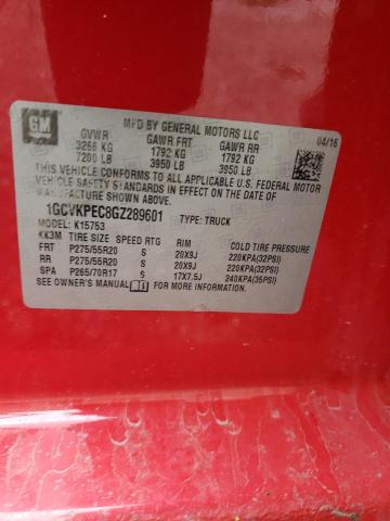 Photo 11 VIN: 1GCVKPEC8GZ289601 - CHEVROLET SILVERADO 