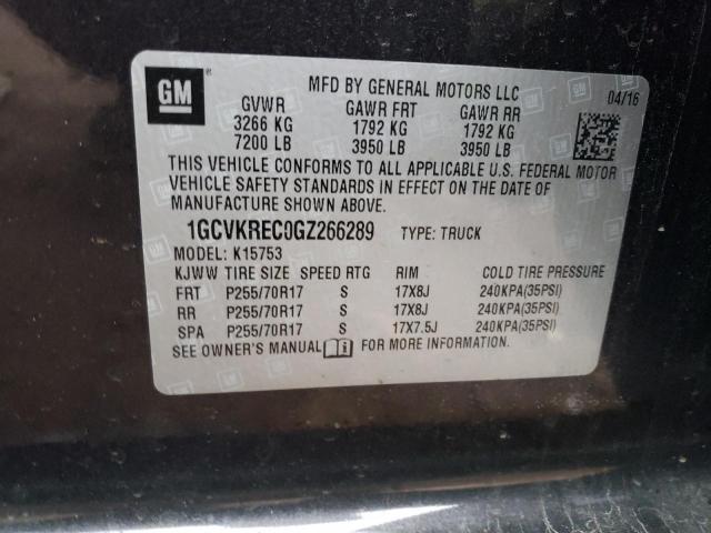 Photo 11 VIN: 1GCVKREC0GZ266289 - CHEVROLET SILVERADO 