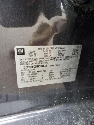 Photo 11 VIN: 1GCVKREC0GZ334042 - CHEVROLET SILVERADO 