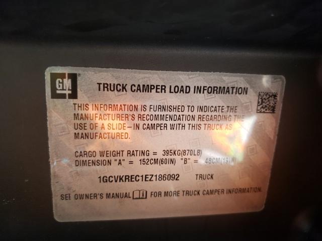 Photo 9 VIN: 1GCVKREC1EZ186092 - CHEVROLET SILVERADO 