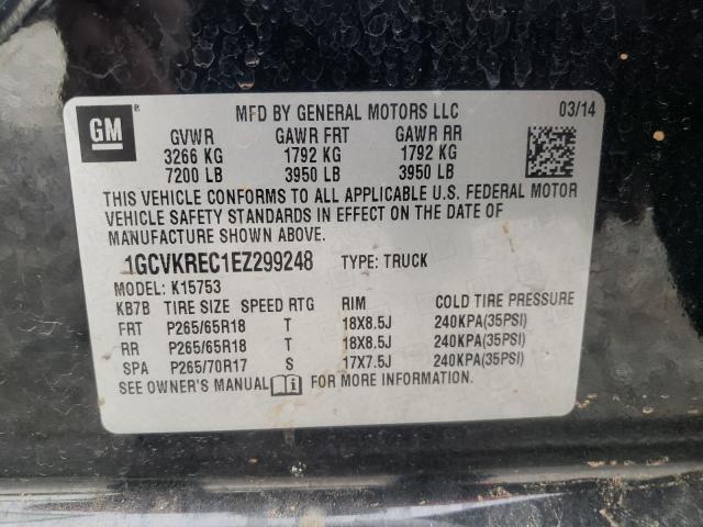 Photo 9 VIN: 1GCVKREC1EZ299248 - CHEVROLET SILVERADO 