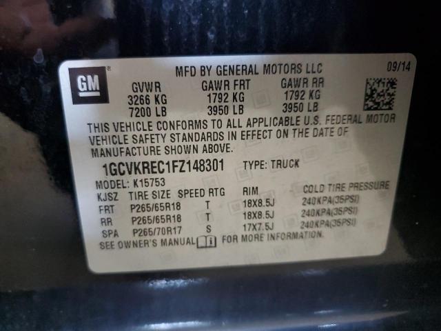 Photo 11 VIN: 1GCVKREC1FZ148301 - CHEVROLET SILVERADO 