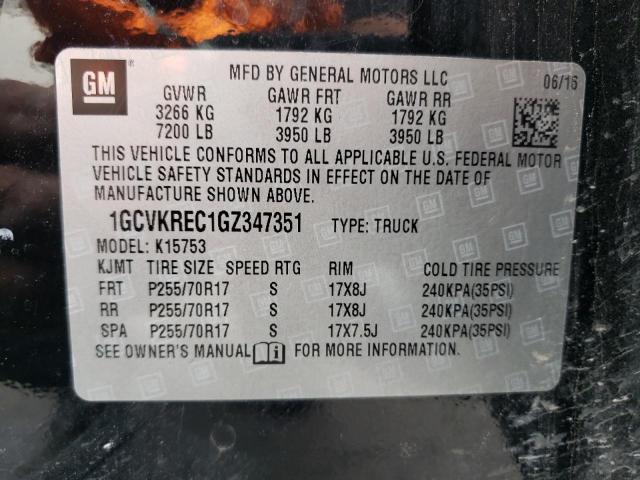 Photo 11 VIN: 1GCVKREC1GZ347351 - CHEVROLET SILVERADO 