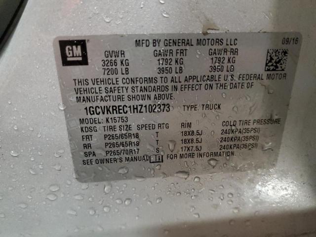 Photo 11 VIN: 1GCVKREC1HZ102373 - CHEVROLET SILVERADO 