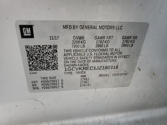 Photo 11 VIN: 1GCVKREC1JZ180318 - CHEVROLET SILVERADO 