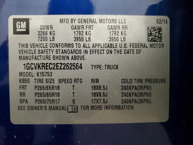 Photo 11 VIN: 1GCVKREC2EZ262564 - CHEVROLET ALL MODELS 