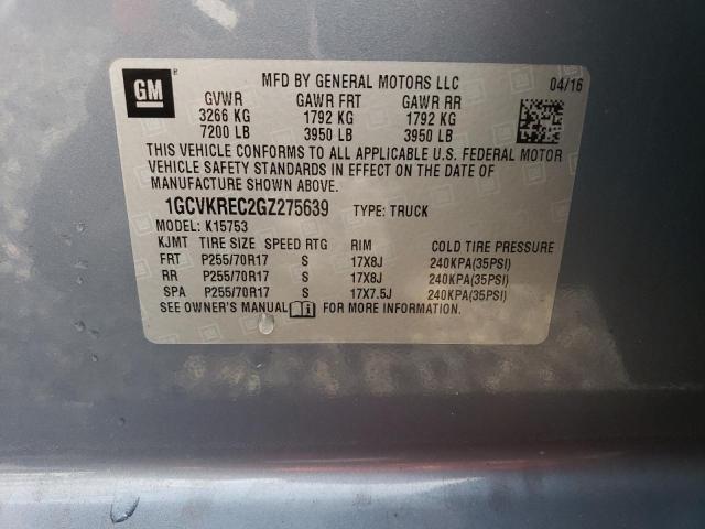 Photo 12 VIN: 1GCVKREC2GZ275639 - CHEVROLET SILVERADO 