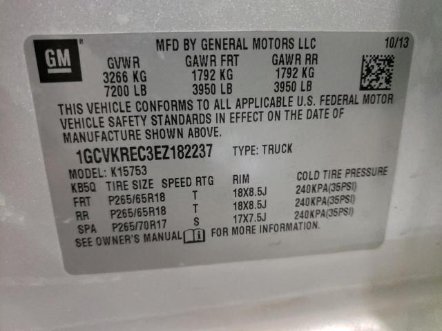 Photo 9 VIN: 1GCVKREC3EZ182237 - CHEVROLET SILVERADO 