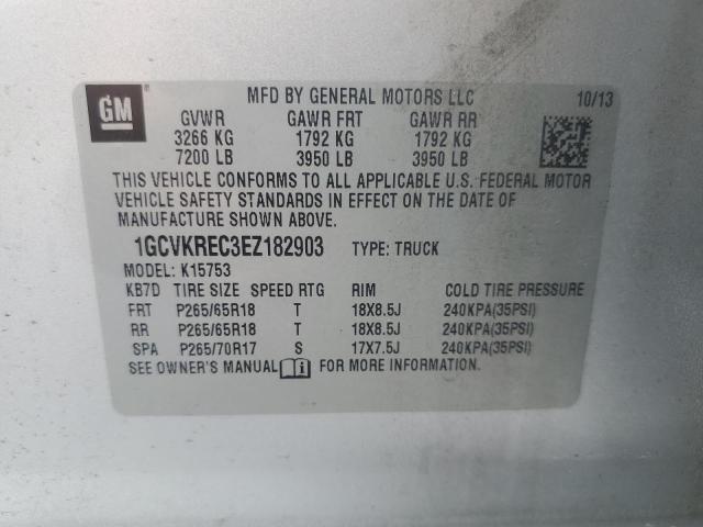 Photo 11 VIN: 1GCVKREC3EZ182903 - CHEVROLET SILVERADO 