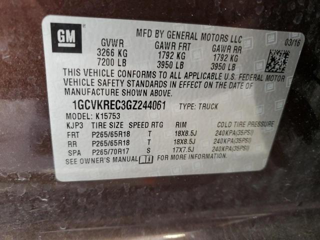 Photo 11 VIN: 1GCVKREC3GZ244061 - CHEVROLET SILVERADO 