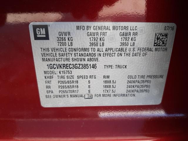 Photo 9 VIN: 1GCVKREC3GZ385146 - CHEVROLET SILVERADO 