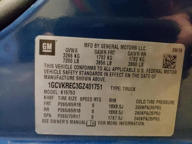 Photo 9 VIN: 1GCVKREC3GZ401751 - CHEVROLET SILVERADO 