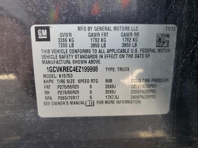 Photo 11 VIN: 1GCVKREC4EZ199998 - CHEVROLET SILVERADO 