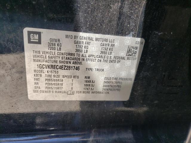 Photo 9 VIN: 1GCVKREC4EZ281746 - CHEVROLET SILVERADO 