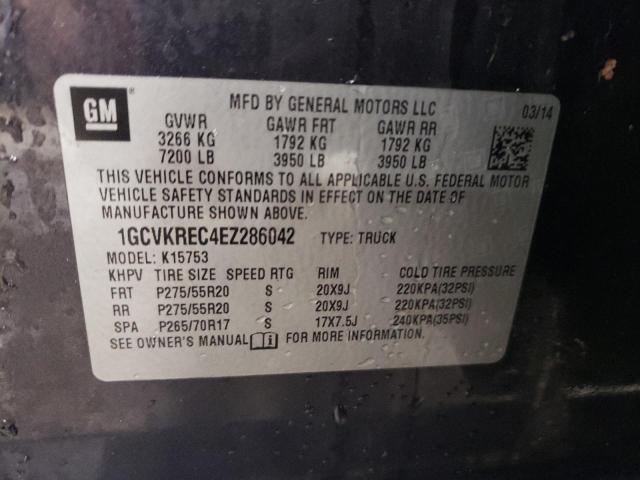 Photo 11 VIN: 1GCVKREC4EZ286042 - CHEVROLET SILVERADO 