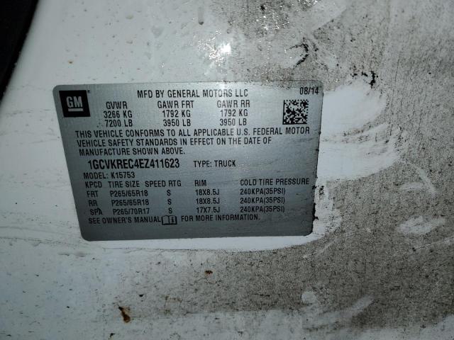 Photo 12 VIN: 1GCVKREC4EZ411623 - CHEVROLET SILV1500 4 