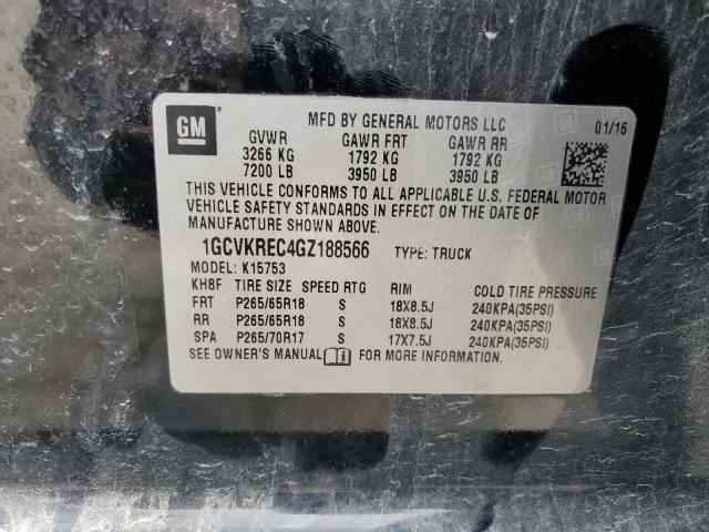 Photo 11 VIN: 1GCVKREC4GZ188566 - CHEVROLET SILVERADO 