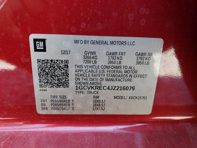 Photo 11 VIN: 1GCVKREC4JZ216079 - CHEVROLET SILVERADO 