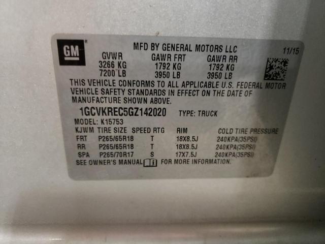 Photo 9 VIN: 1GCVKREC5GZ142020 - CHEVROLET 1500 