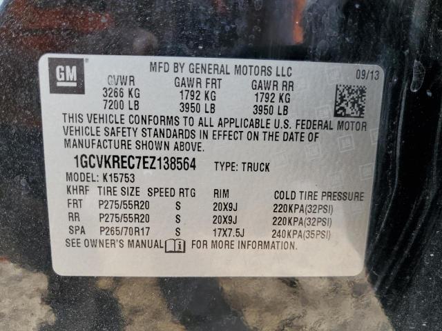 Photo 11 VIN: 1GCVKREC7EZ138564 - CHEVROLET SILVERADO 