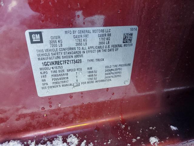 Photo 11 VIN: 1GCVKREC7FZ173428 - CHEVROLET SILVERADO 