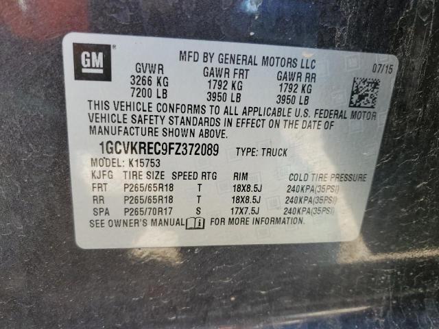 Photo 12 VIN: 1GCVKREC9FZ372089 - CHEVROLET SILVERADO 