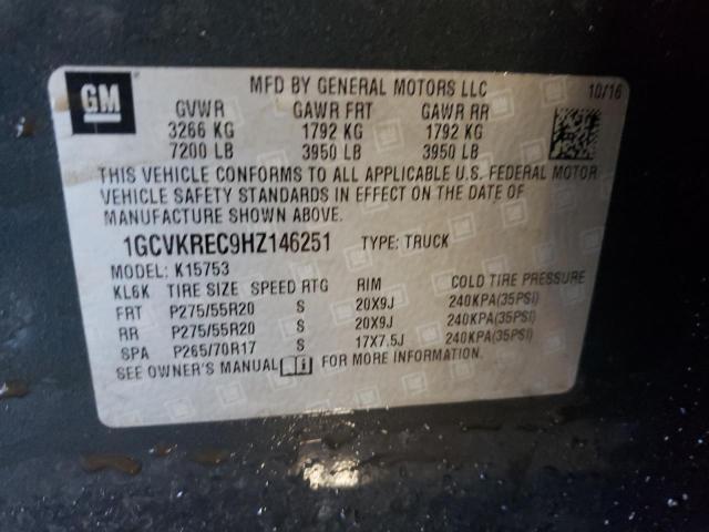 Photo 12 VIN: 1GCVKREC9HZ146251 - CHEVROLET SILVERADO 