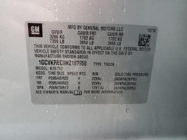 Photo 11 VIN: 1GCVKREC9HZ187950 - CHEVROLET SILVERADO 