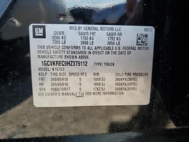 Photo 11 VIN: 1GCVKREC9HZ379112 - CHEVROLET SILVERADO 