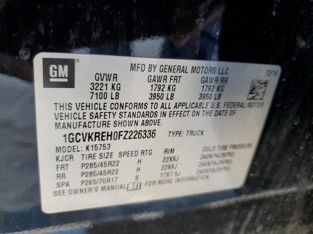 Photo 11 VIN: 1GCVKREH0FZ226336 - CHEVROLET SILVERADO 