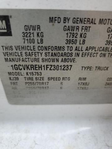 Photo 11 VIN: 1GCVKREH1FZ301237 - CHEVROLET SILVERADO 