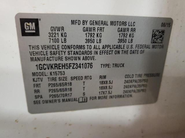 Photo 11 VIN: 1GCVKREH5FZ341076 - CHEVROLET SILVERADO 