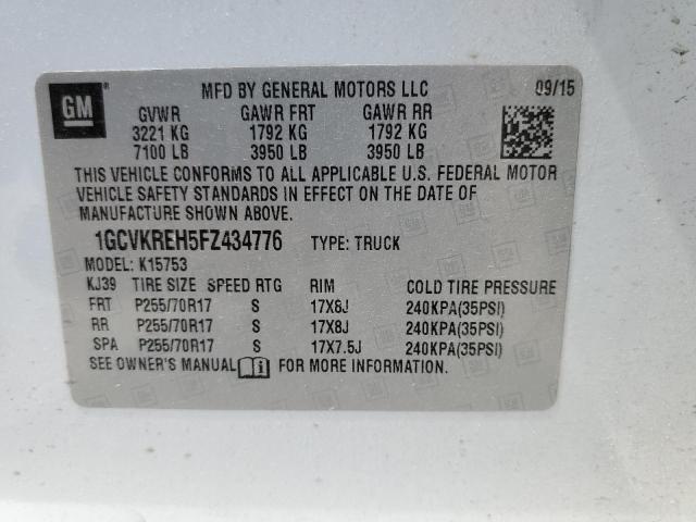 Photo 11 VIN: 1GCVKREH5FZ434776 - CHEVROLET SILVERADO2 