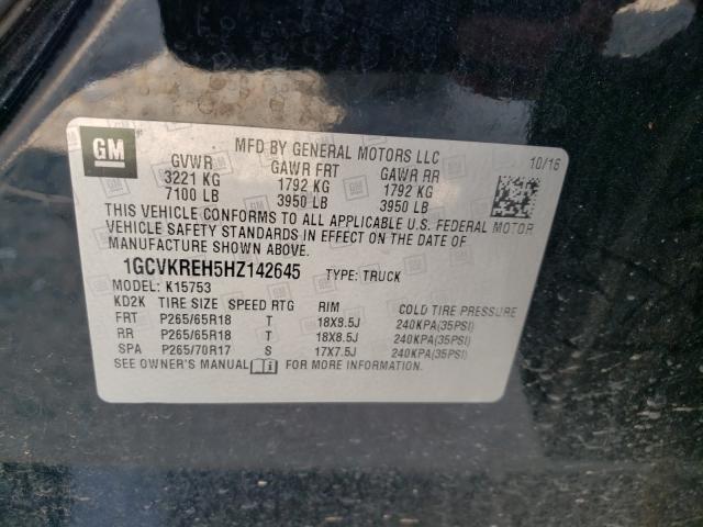 Photo 9 VIN: 1GCVKREH5HZ142645 - CHEVROLET SILVERADO 