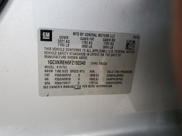 Photo 11 VIN: 1GCVKREH6FZ182343 - CHEVROLET SILVERADO 