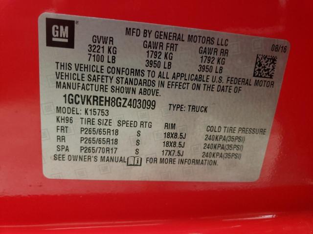 Photo 9 VIN: 1GCVKREH8GZ403099 - CHEVROLET SILV1500 2 