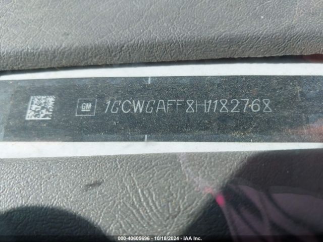 Photo 8 VIN: 1GCWGAFF8H1182768 - CHEVROLET EXPRESS 