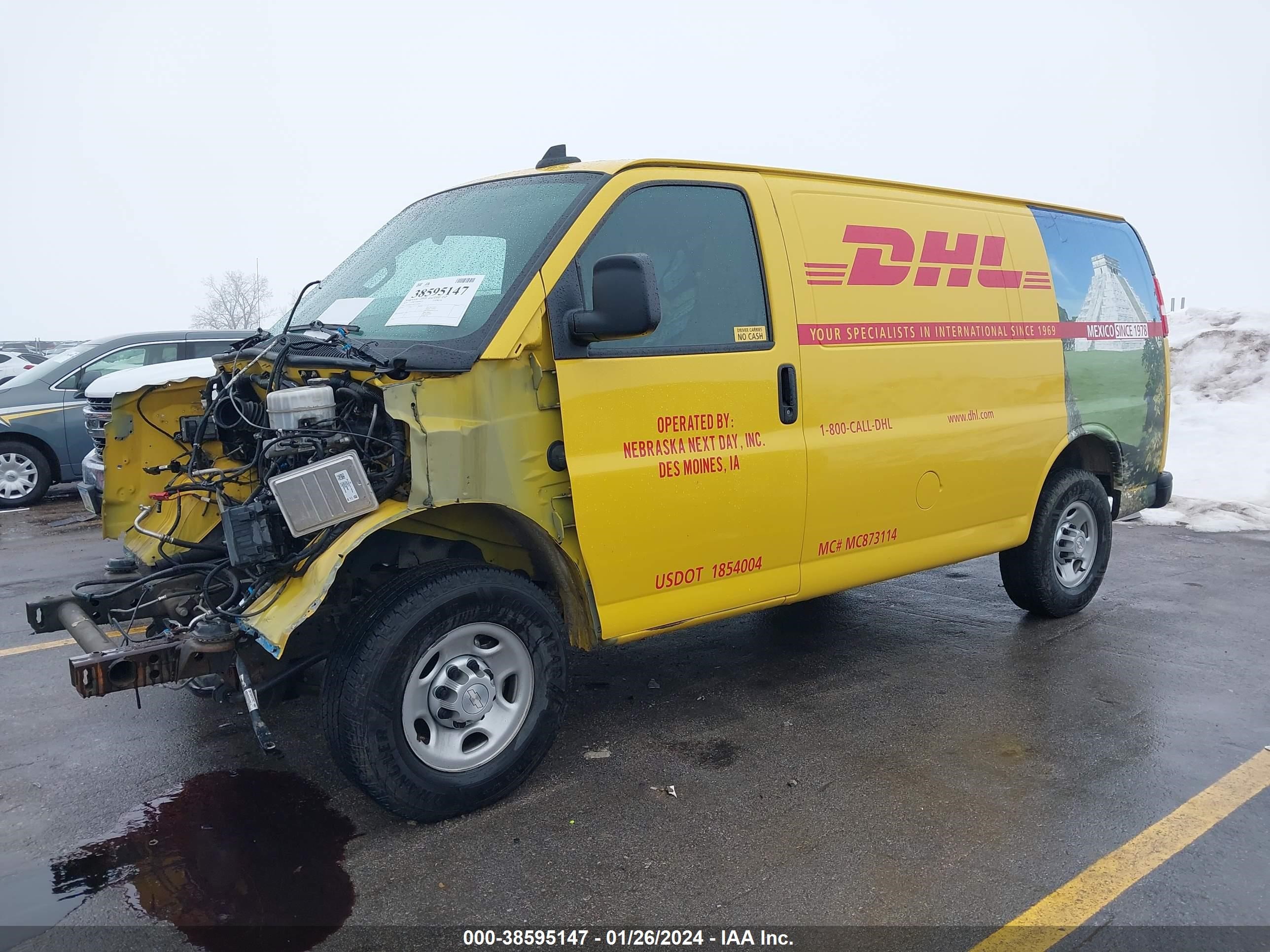 Photo 1 VIN: 1GCWGAFP7K1234438 - CHEVROLET EXPRESS 