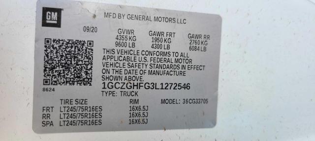 Photo 9 VIN: 1GCZGHFG3L1272546 - CHEVROLET EXPRESS G3 