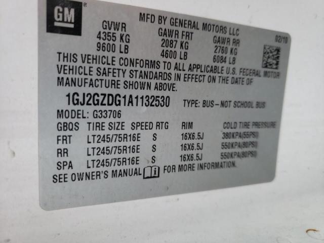 Photo 9 VIN: 1GJ2GZDG1A1132530 - GMC SAVANA G35 