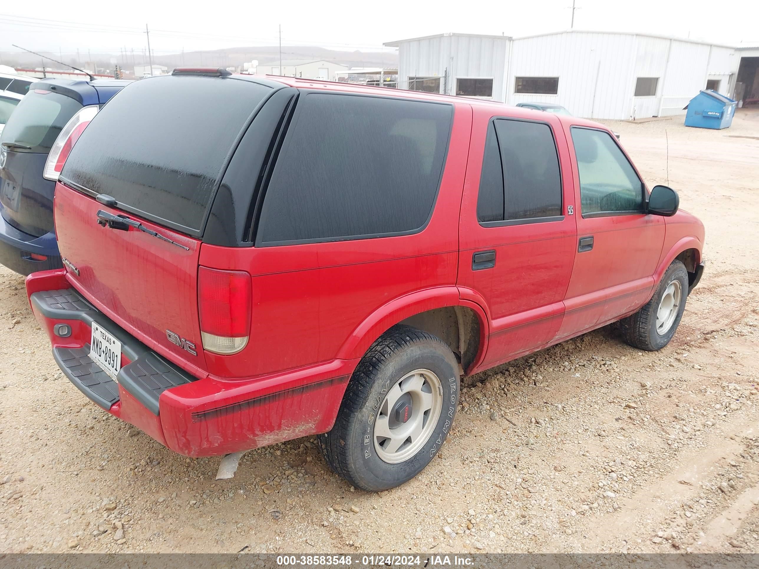 Photo 3 VIN: 1GKCS13W7W2542680 - GMC JIMMY 