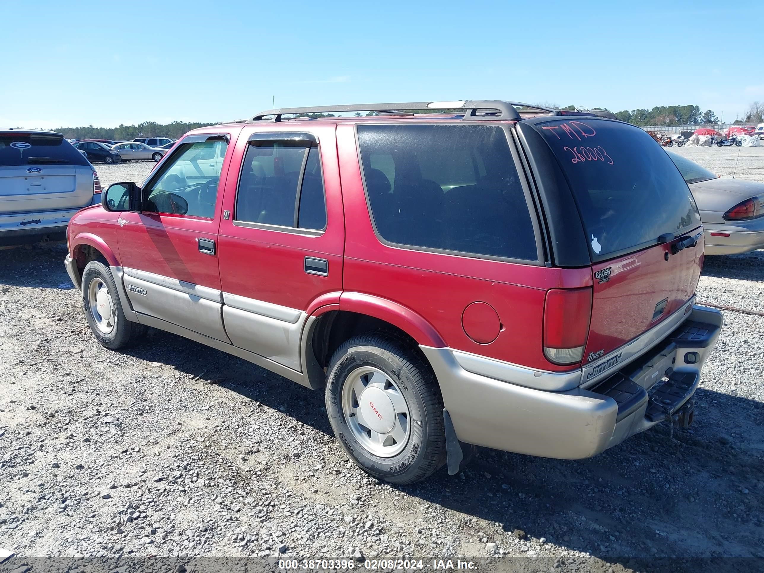 Photo 2 VIN: 1GKCS13W8Y2260003 - GMC JIMMY 