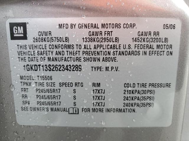 Photo 12 VIN: 1GKDT13S262343289 - GMC ENVOY 