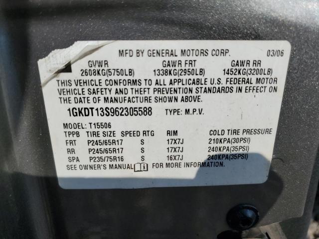 Photo 13 VIN: 1GKDT13S962305588 - GMC ENVOY 