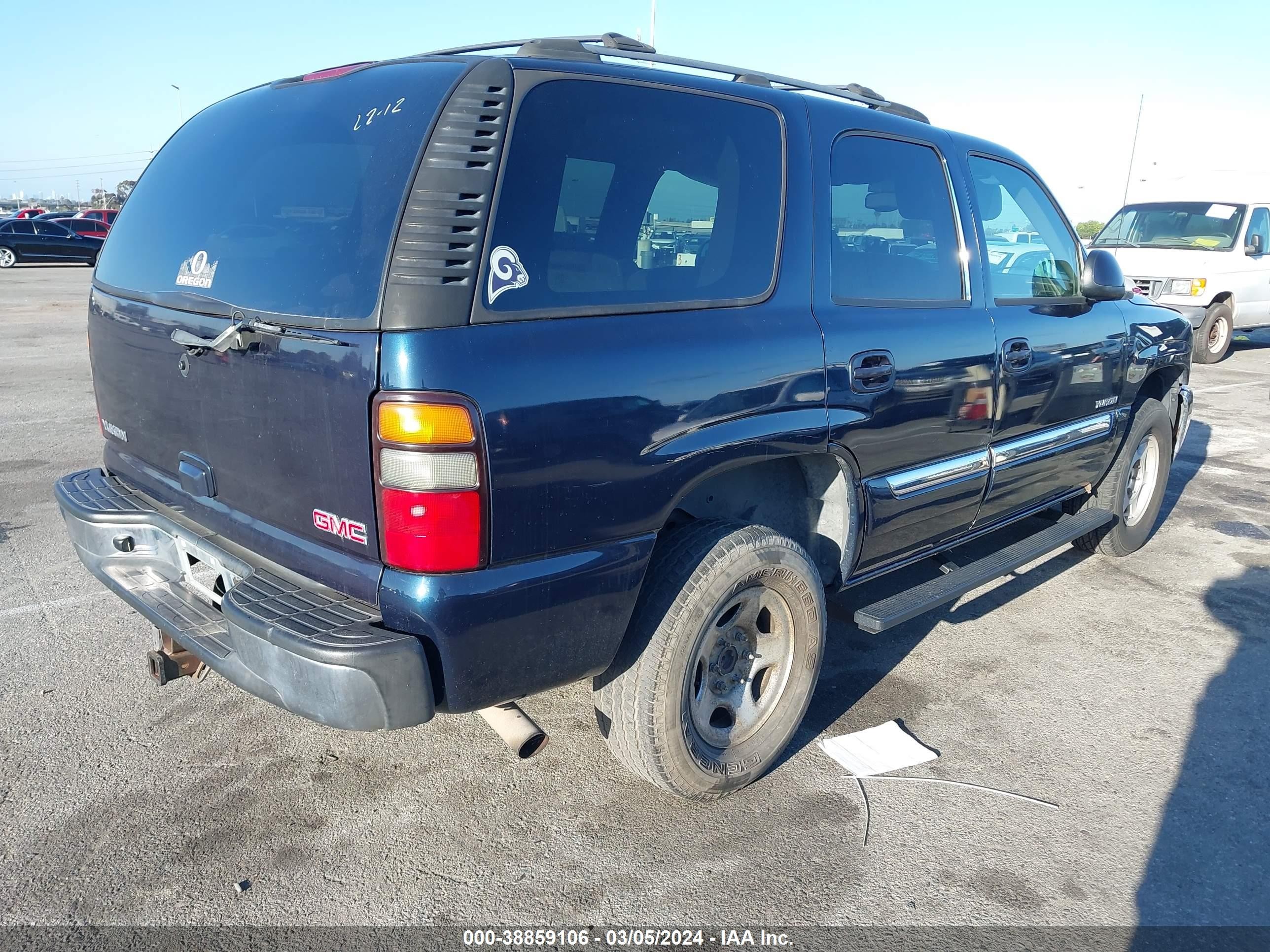 Photo 3 VIN: 1GKEC13T75R159517 - GMC YUKON 