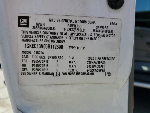 Photo 12 VIN: 1GKEC13V05R112590 - GMC YUKON 