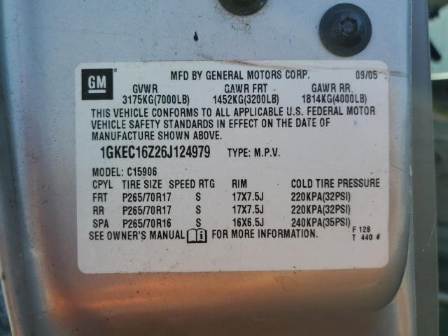 Photo 12 VIN: 1GKEC16Z26J124979 - GMC YUKON XL C 