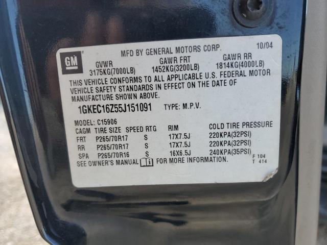 Photo 12 VIN: 1GKEC16Z55J151091 - GMC YUKON XL C 