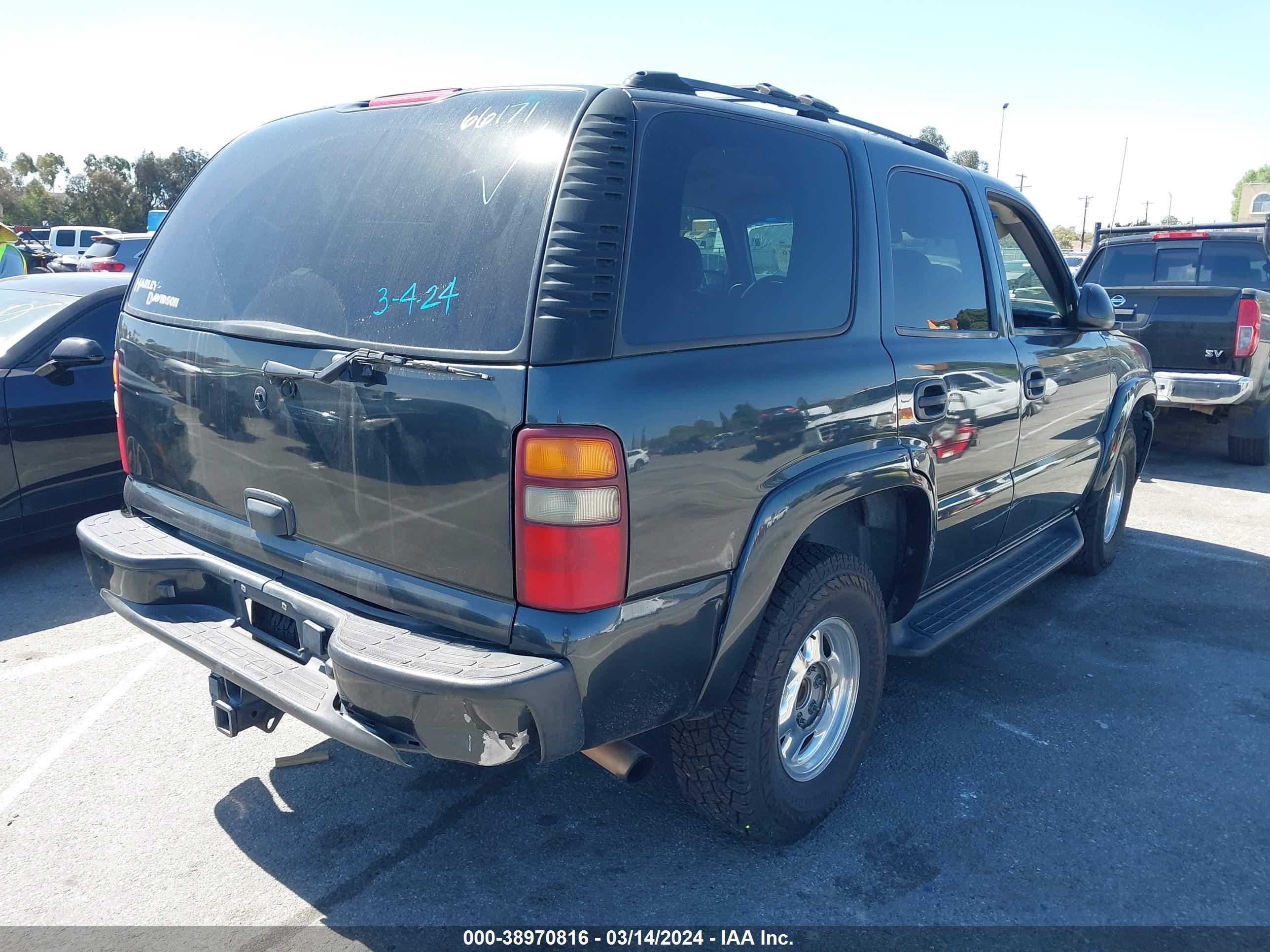 Photo 3 VIN: 1GKEK13T43R289576 - GMC YUKON 